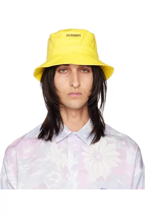Jacquemus Men Hats - Yellow 'Le Bob Gadjo' Bucket Hat