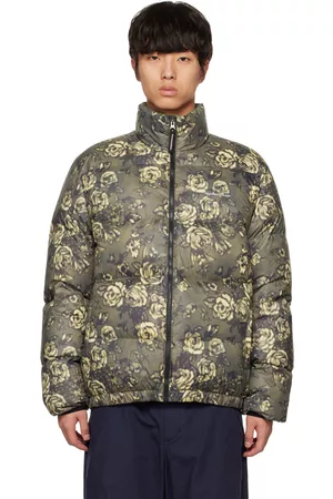 This Is Never That Men Jackets - Multicolor Flower Down Jacket