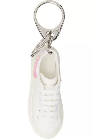 Alexander McQueen Men Keychains - White Oversized Sneaker Keychain