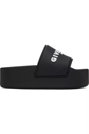 Givenchy Black Paris Flat Sandals