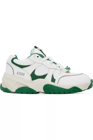 Axel Arigato Women Sneakers - White & Green Catfish Lo Sneakers