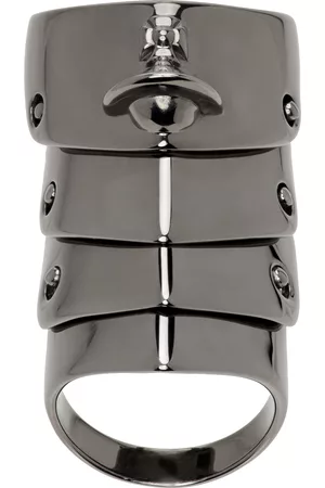 Vivienne Westwood Gunmetal Armour Ring