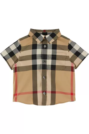 Burberry Shirts - Baby Beige Check Shirt