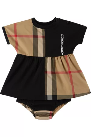 Burberry Sets - Baby Check Panel Dress & Bloomers Set