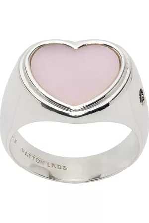 Hatton Labs Opal Heart Signet Ring
