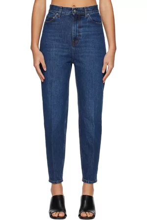 Totême Women Tapered Jeans - Navy Tapered Jeans