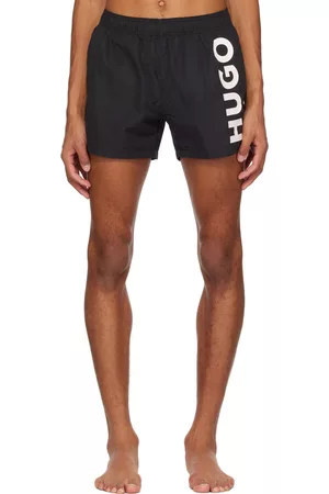 HUGO BOSS Men Swim Shorts - Black Quick-Drying Swim Shorts