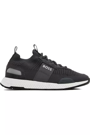 HUGO BOSS Gray Sock Sneakers