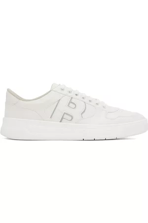 HUGO BOSS White Leather Sneakers