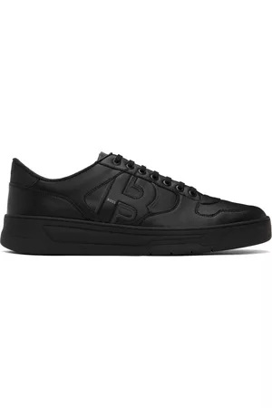 HUGO BOSS Black Leather Sneakers