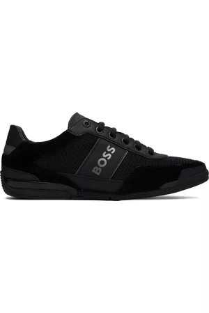 HUGO BOSS Black Paneled Sneakers