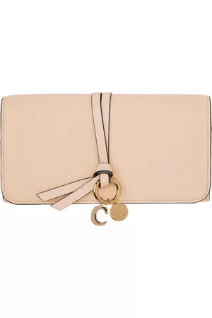 Chloé Women Wallets - Pink Alphabet Long Flap Wallet