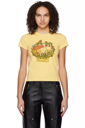 Stella McCartney Yellow 'Rewild Yourself' T-Shirt
