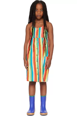 nadadelazos Kids Multicolor 'Be ' Dress