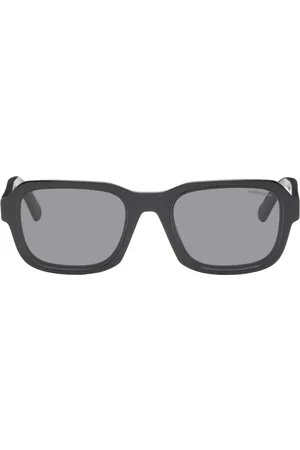 Moncler Black Rectangular Sunglasses