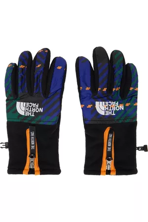 The North Face Men Gloves - Blue & Green Denali Gloves