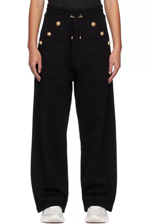 Balmain Black Drawstring Lounge Pants