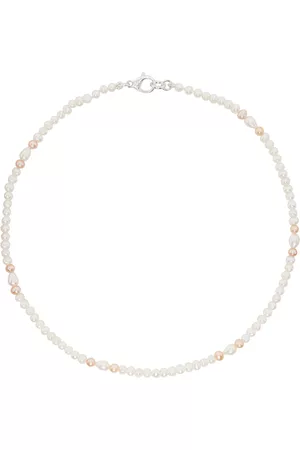 Hatton Labs SSENSE Exclusive White & Droplet Pearl Necklace