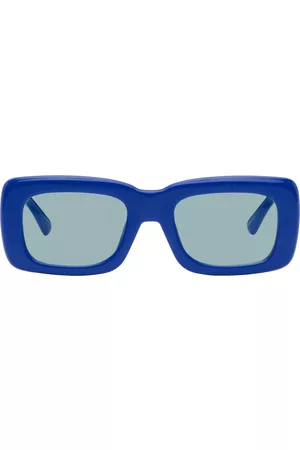 The Attico Women Sunglasses - Blue Linda Farrow Edition Marfa Sunglasses