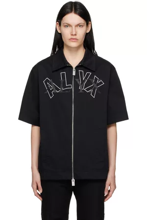 1017 ALYX 9SM Women Shirts - Black Zip Shirt