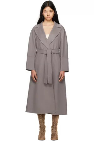 Max Mara Women Coats - Gray Elisa Coat