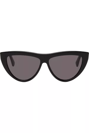 Bottega Veneta Men Sunglasses - Black Acetate Cat-Eye Sunglasses