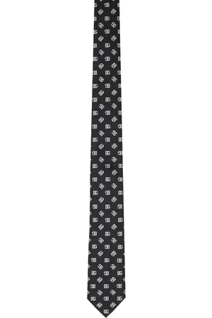 Dolce & Gabbana Black Logo Tie