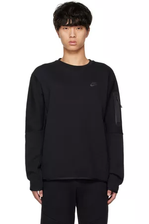 Nike Men Sports Hoodies - Black Sportswear Sweatshirt