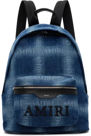 AMIRI Blue Classic Faded Backpack