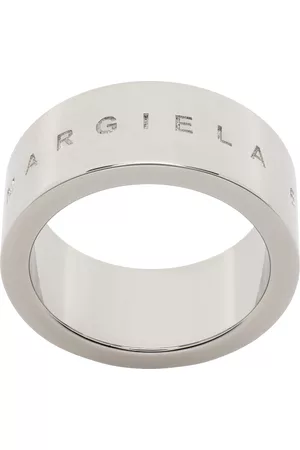 Maison Margiela Silver Minimal Logo Ring