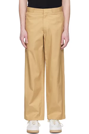 Maison Margiela Beige Cotton Trousers