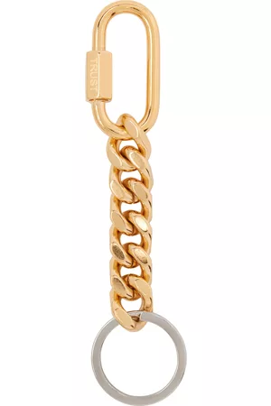 In Gold We Trust Curb Chain Keychain