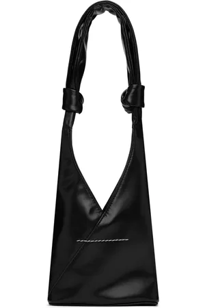 Maison Margiela Black Mini Triangle Knotted Bag