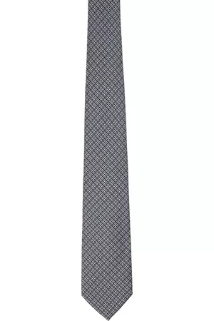 Tom Ford Black & Blue Jacquard Tie