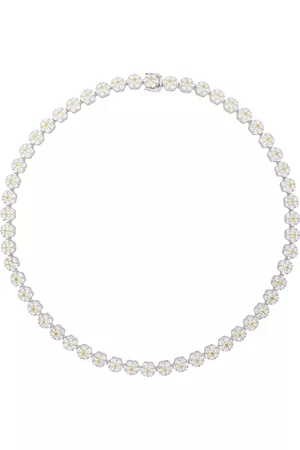Hatton Labs Men Necklaces - Silver Daisy Tennis Necklace