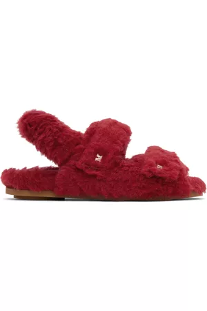 Max Mara Women Sandals - Red Teddy Sandals