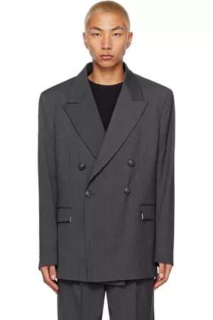 HAN Kjøbenhavn Gray Boxy Suit Blazer