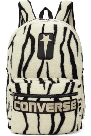 Rick Owens Black & White Converse Edition Zebra Oversized Backpack