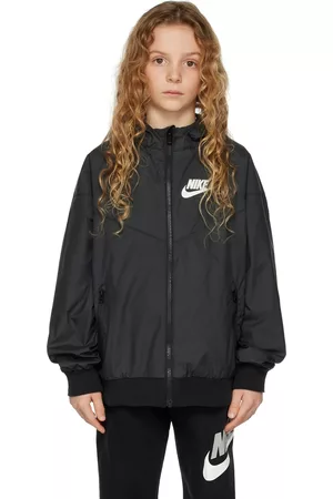 Nike Kids Black Sportswear Windrunner Jacket