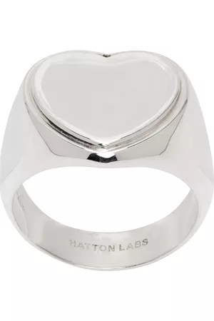 Hatton Labs Silver Heart Signet Ring