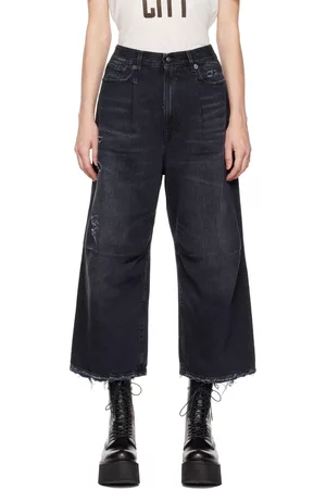 R13 Wide Leg Jeans - Women | FASHIOLA.com