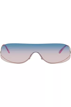 MadeMe Women Sunglasses - SSENSE Exclusive Blue & Pink Rimless Sunglasses