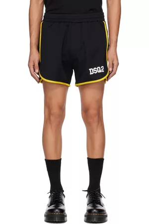 Dsquared2 Black Printed Shorts