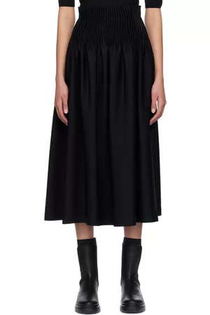 Max Mara Women Midi Skirts - Black Odino Midi Skirt