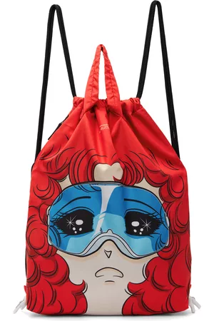 pushBUTTON Girls Luggage - SSENSE Exclusive Red Goggles Girl Backpack