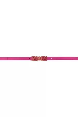 VERSACE Women Belts - Pink Greca Belt