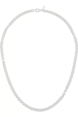 Hatton Labs Men Necklaces - Silver Double Rolo Chain Necklace