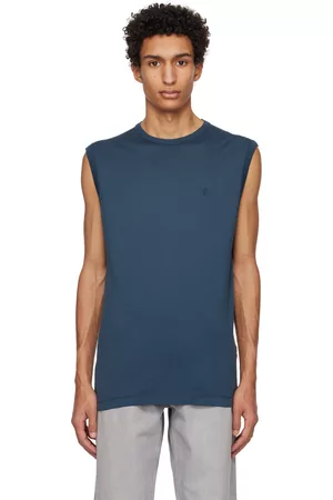 Etudes Men Tank Tops - Embroidered Tank Top