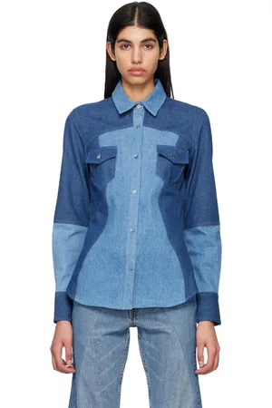 GABRIELA HEARST Blue E.L.V. DENIM Edition Elly Denim Shirt