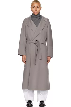 Max Mara Men Coats - Gray Elisa Coat